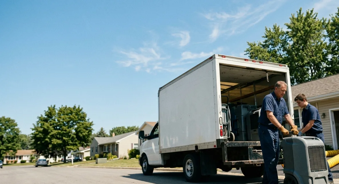 Water Damage Cleanup in Urbana, IN near me